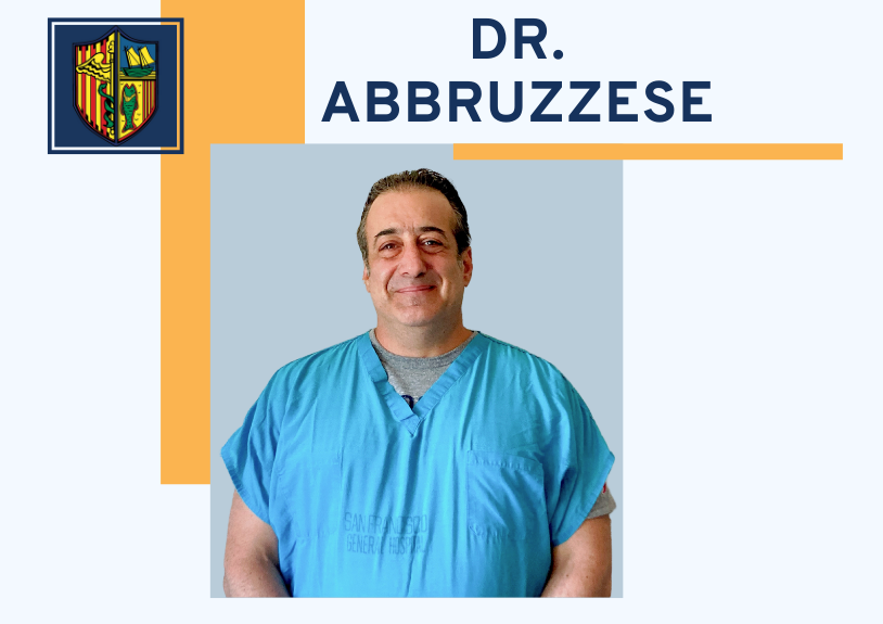 Welcome Back, Dr. Abbruzzese!